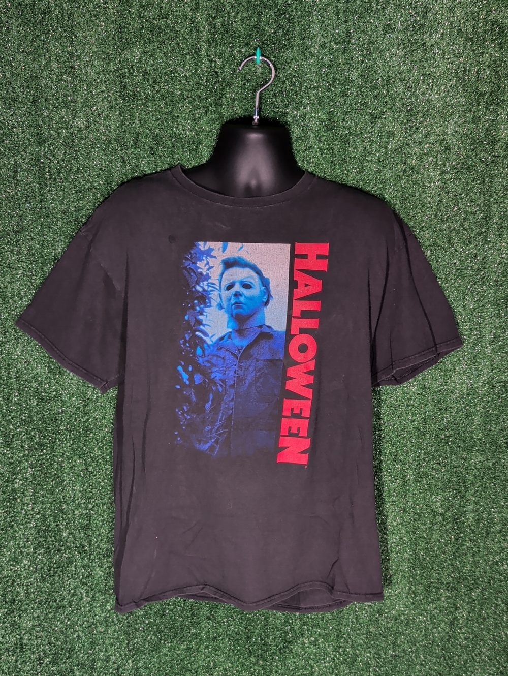 Halloween Michael Myers Black T-Shirt Sz XL